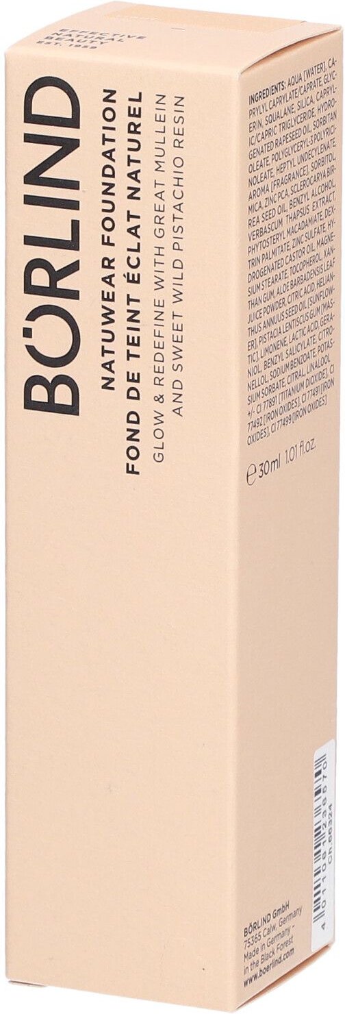 Börlind Natuwear Foundation light 30 ml Creme