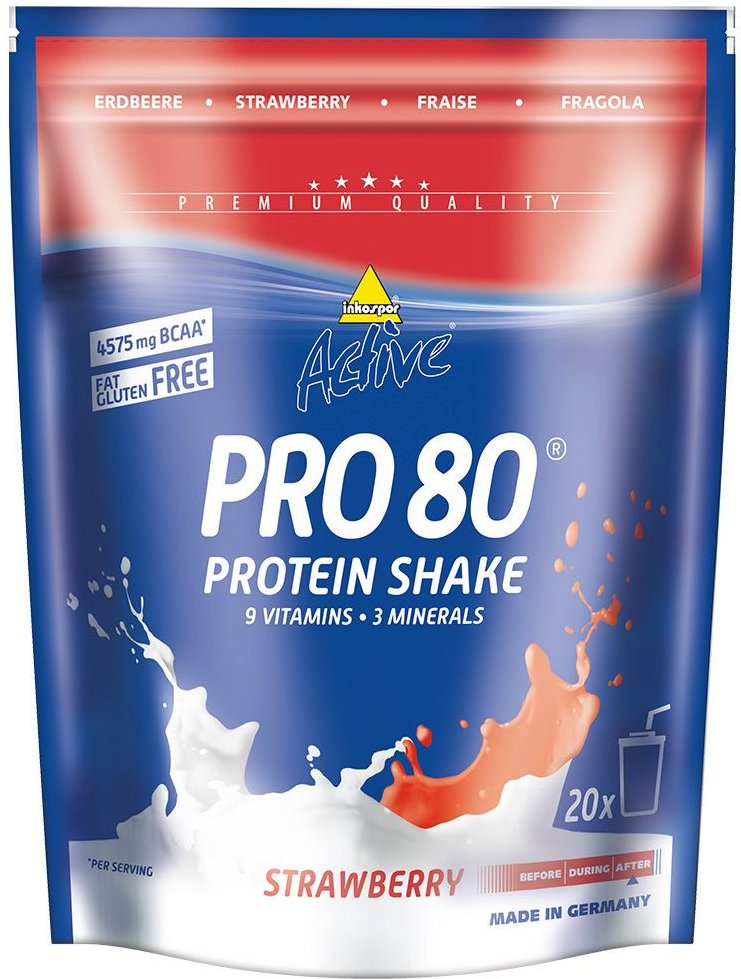 Inkospor Active Pro 80, Erdbeere, Pulver 500 g Puder