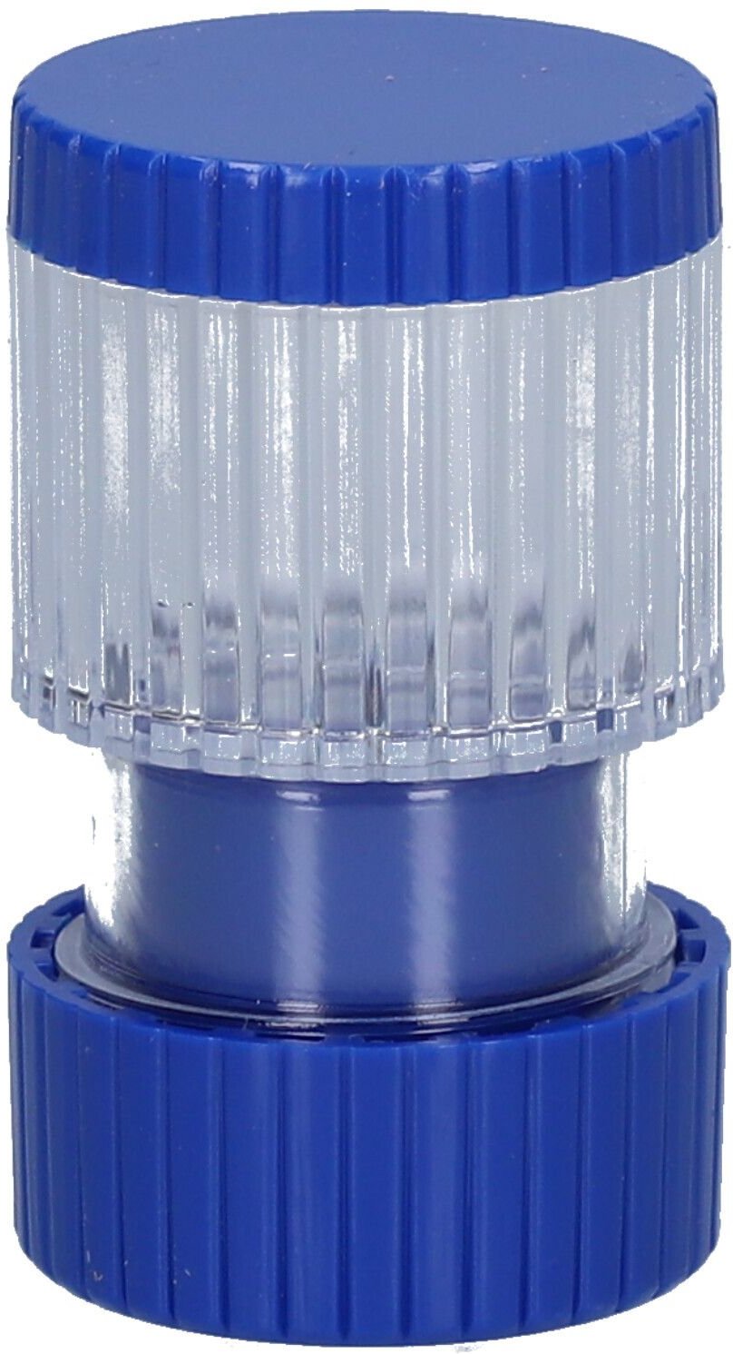 Tablettenmörser blau-transparent