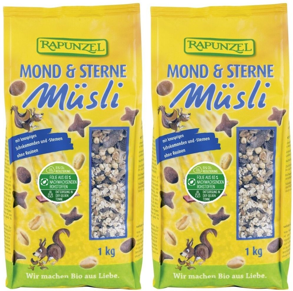 Rapunzel Bio Mond & Sterne Müsli x2 2x1000 g