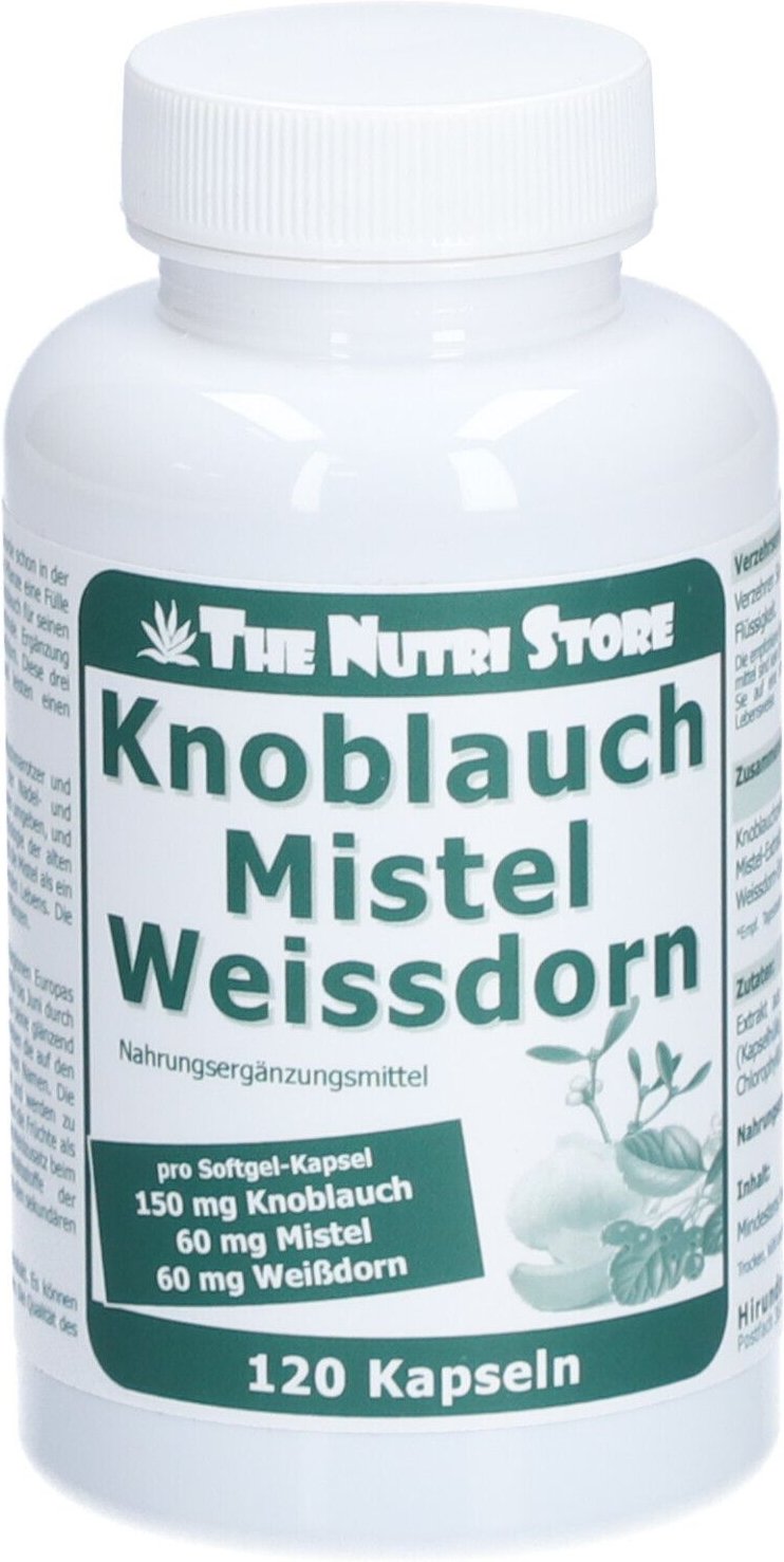 Thumbnail - Knoblauch Mistel Weißdorn Kapseln 120 St