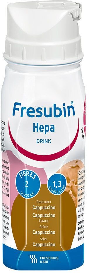 Fresubin Hepa Drink Cappuccino Trinkflasche 24x200 ml Lösung