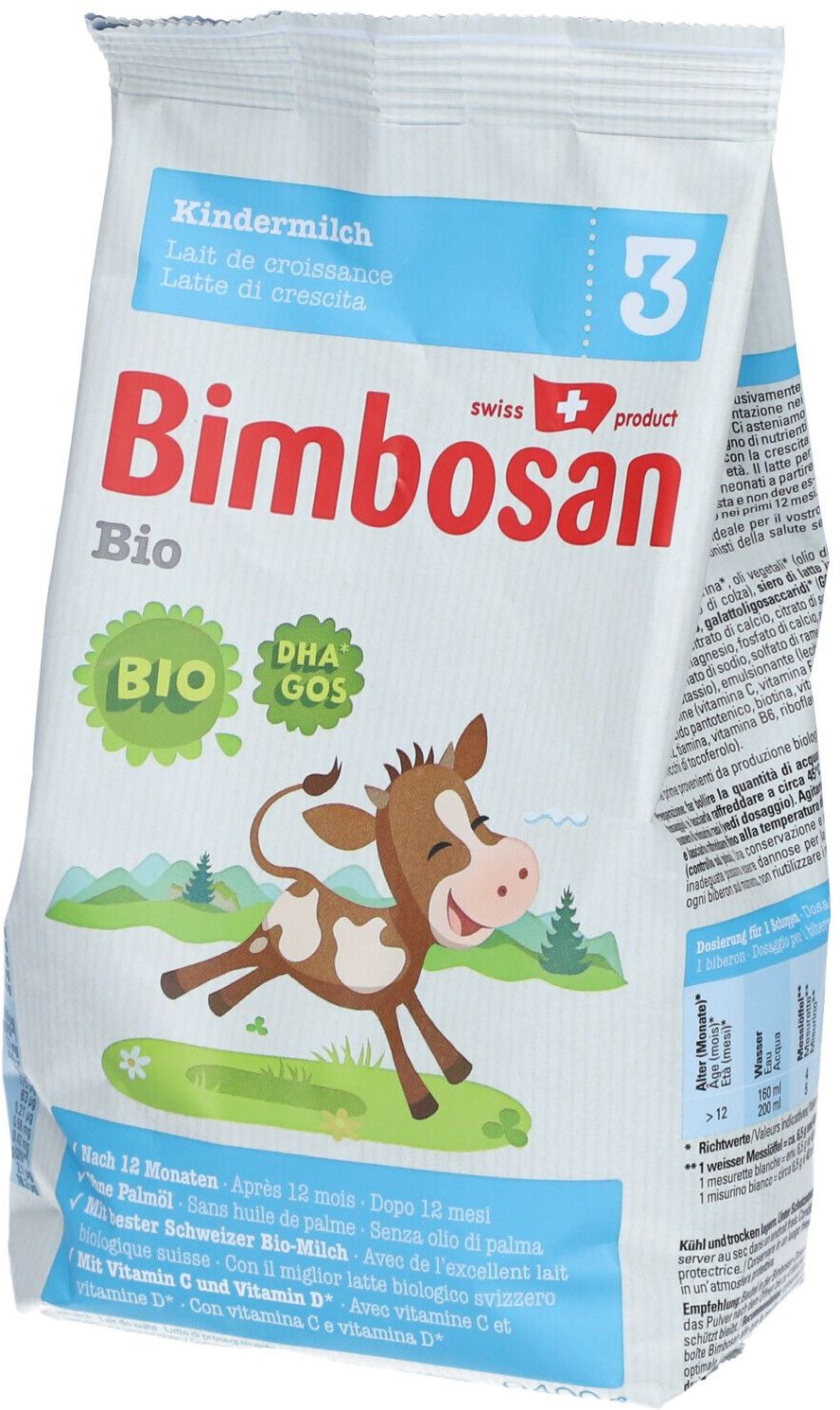 Bimbosan Bio 3 Kinder refill Btl 400 g Puder