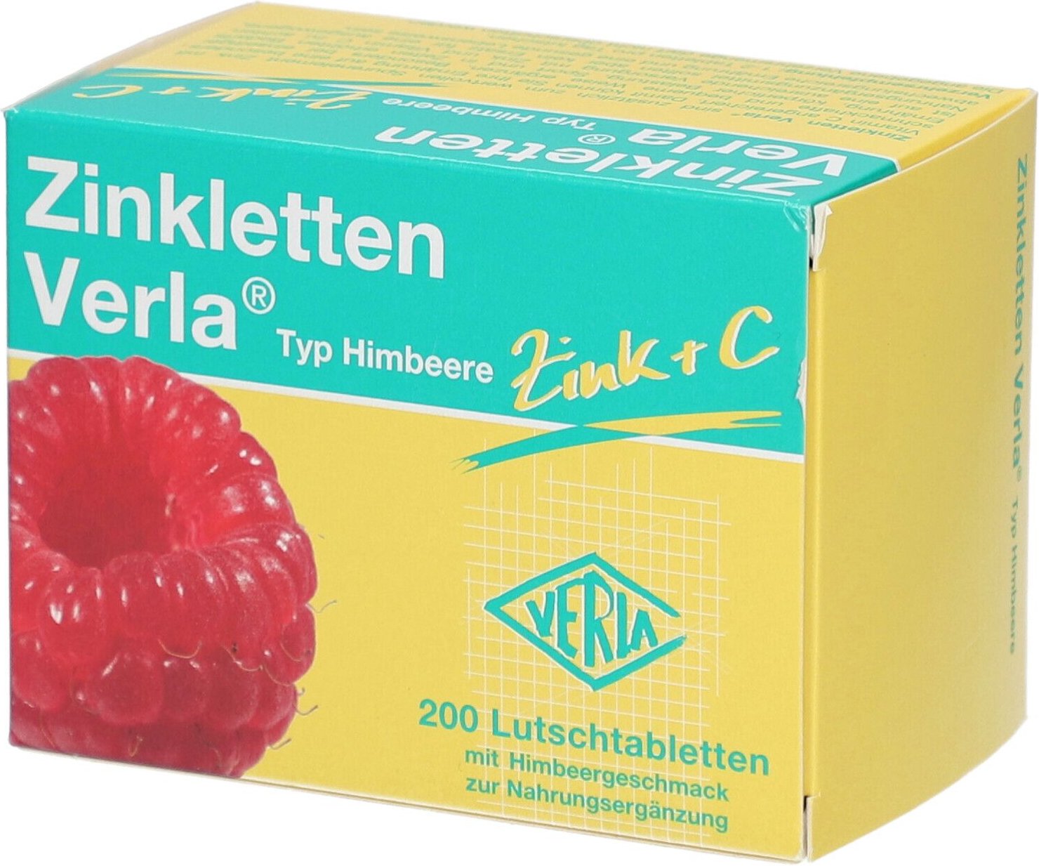Zinkletten Verla Himbeere Lutschtabletten 200 St