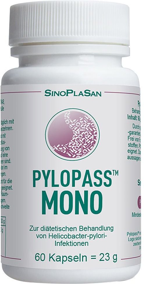 Pylopass Mono 200 mg bei Helicobacter pylori Kapseln