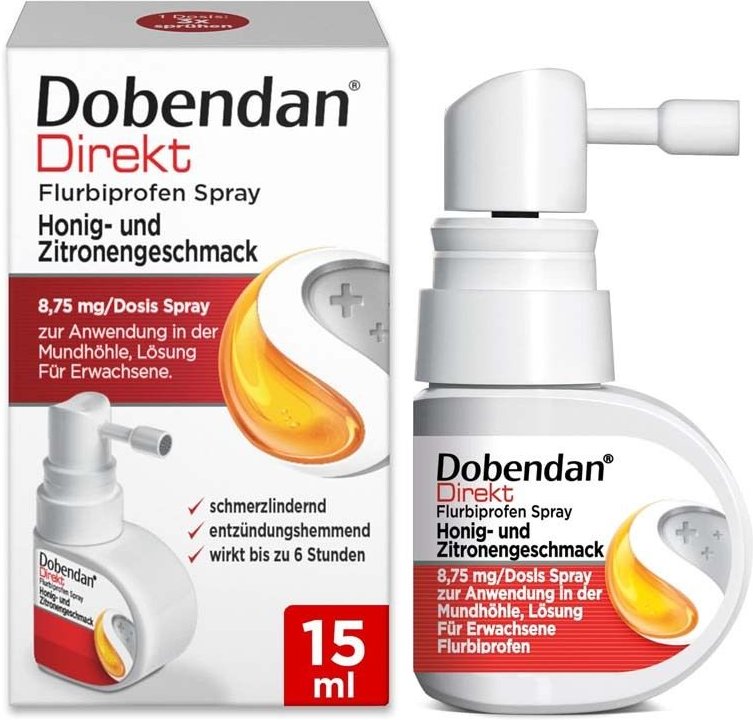 Dobendan Direkt Flurbiprofen Spray Honig- & Zitronengeschmack