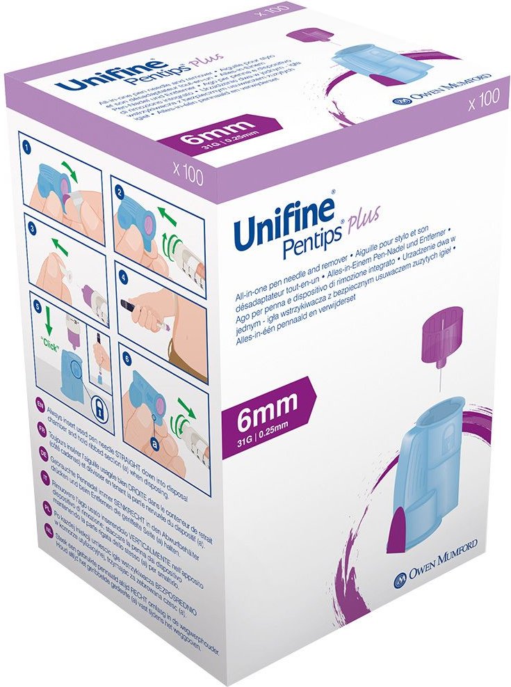 Unifine Pentips plus 6 mm 31 G Kanüle