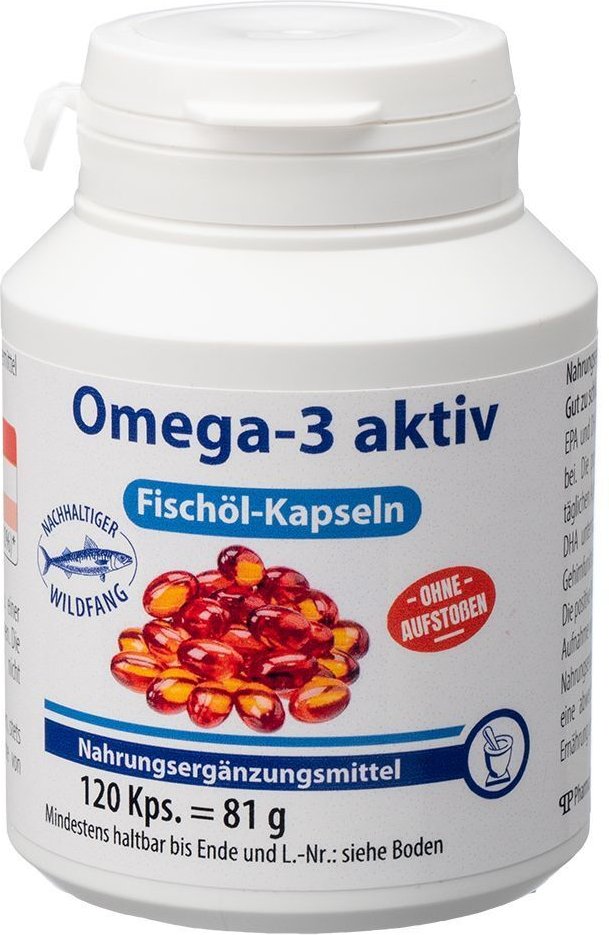 Omega-3 Aktiv Fischöl Kapseln 120 St Weichkapseln
