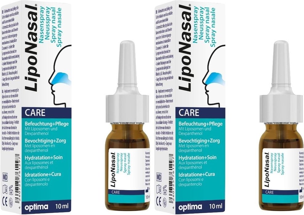 Liponasal Nasenpflege Spray 2x 2x10 ml Nasenspray