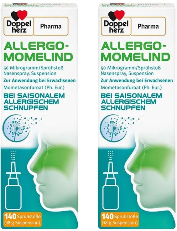 Allergo-Momelind 50Ug/Spr Doppelpack 2x18 g Nasendosierspray