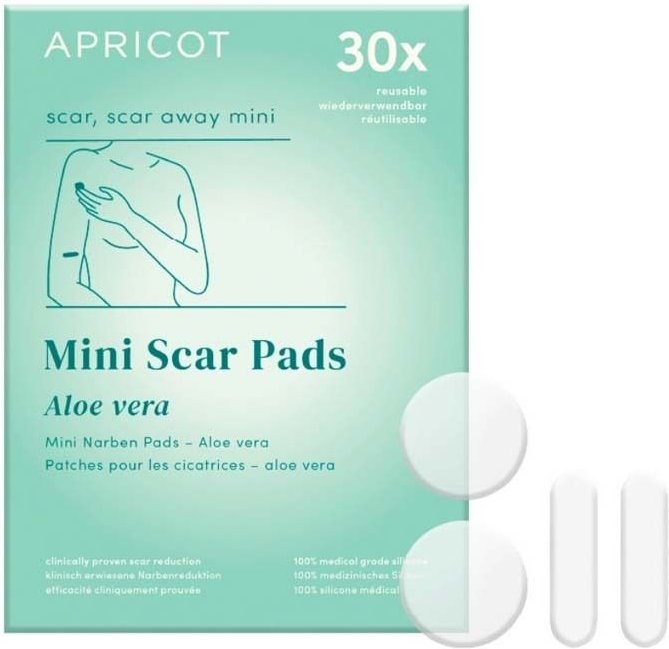 Apricot Scar Pad Aloe Vera scar away mini 4 St Pads