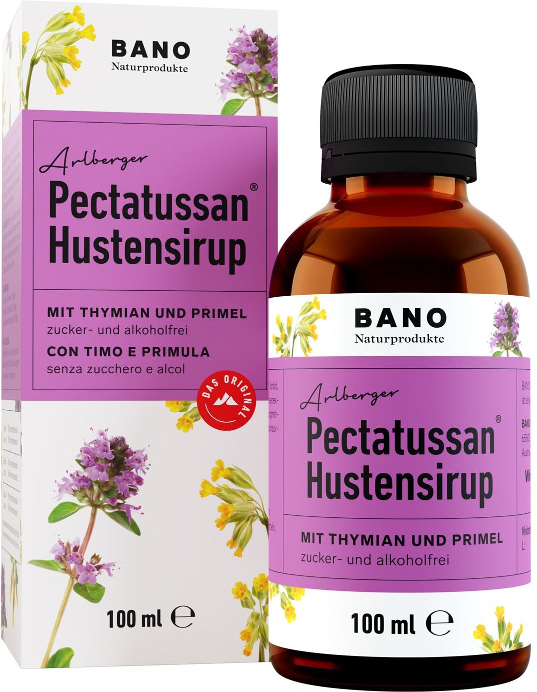 Hustensirup Pectatussan Thymian Primel 100 ml Sirup