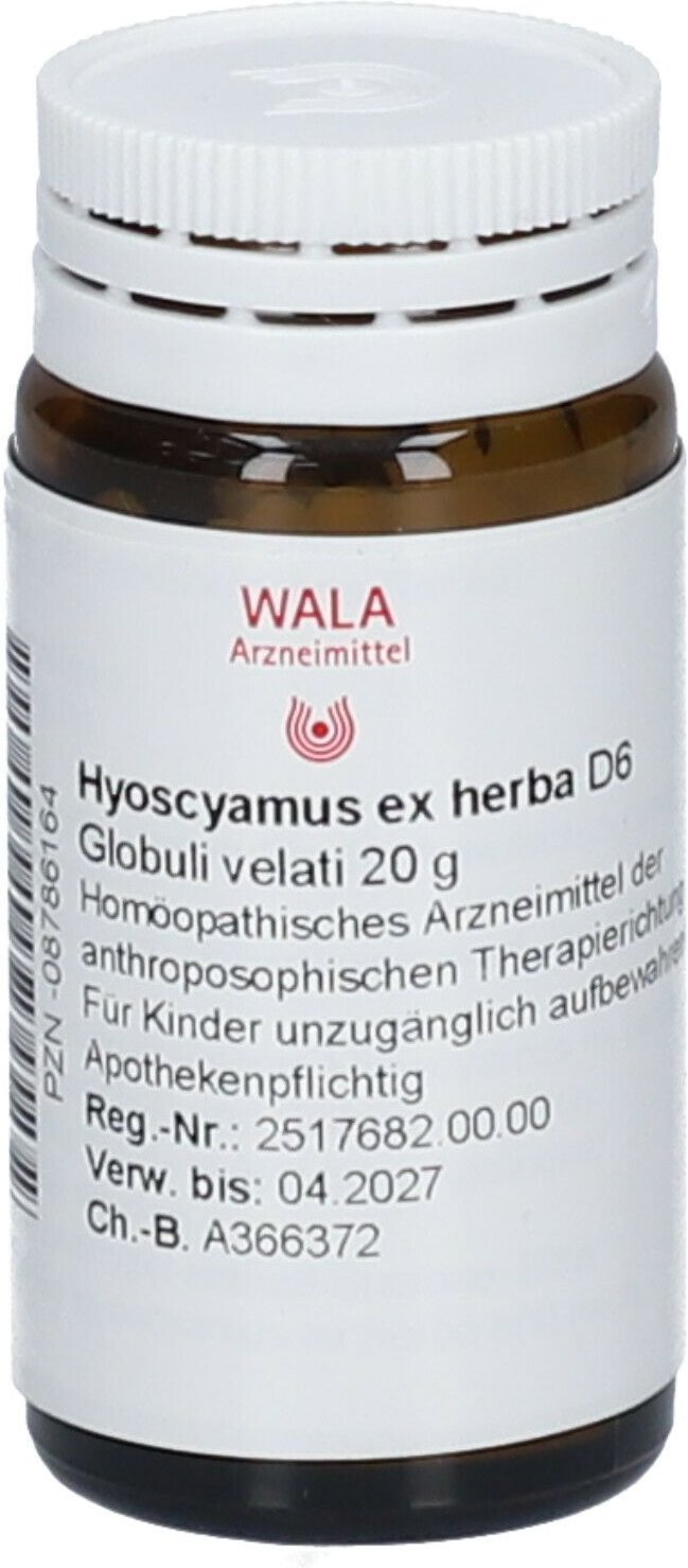 Hyoscyamus EX Herba D 6 Globuli 20 g
