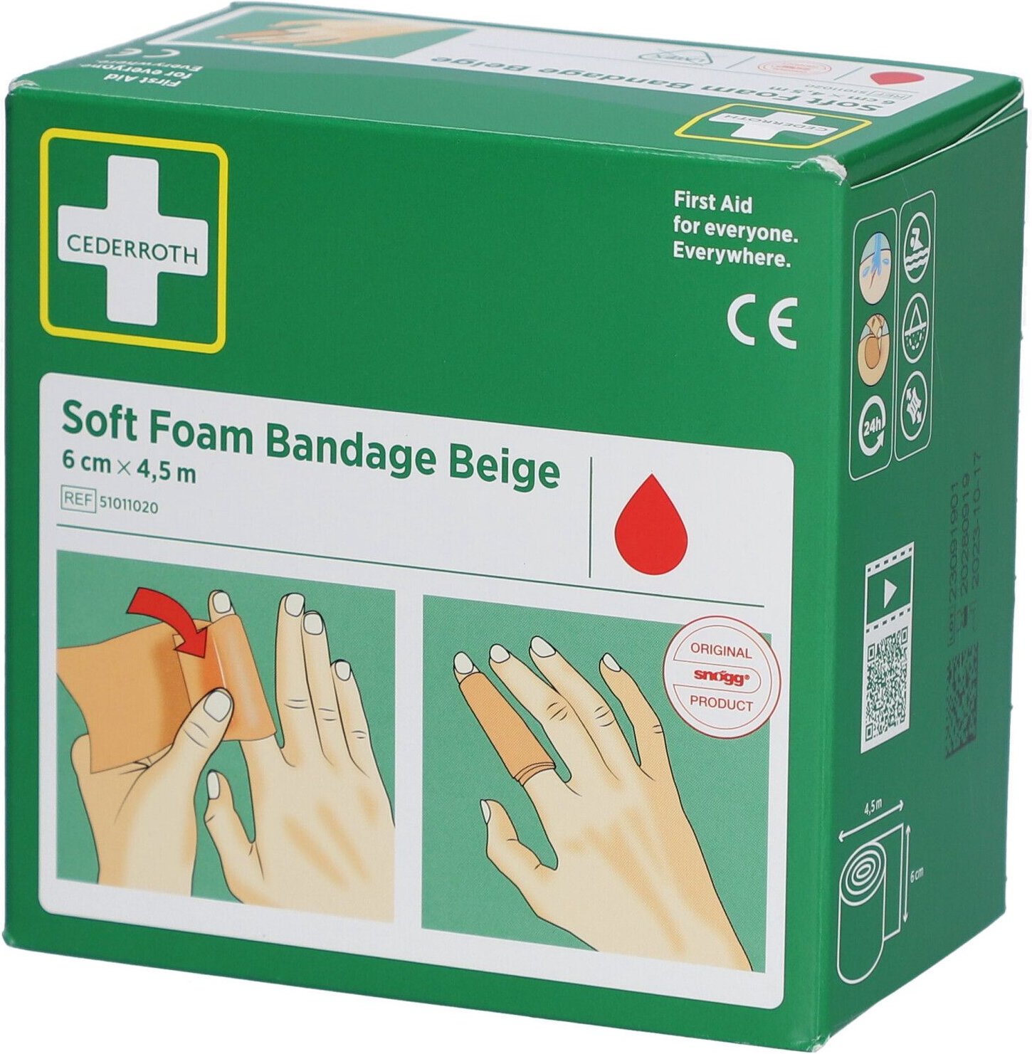 Soft Next selbsthaftender Verband 6 cmx4,5 m 1 St Binden