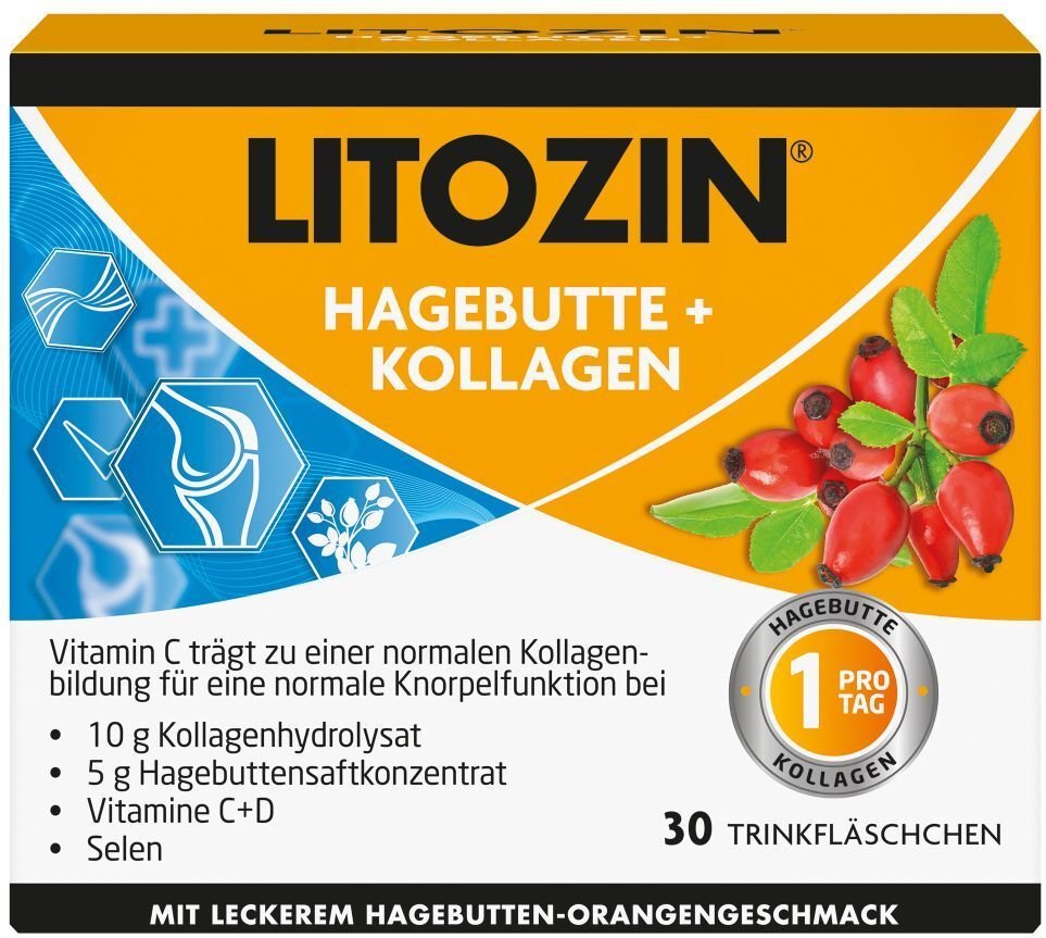 Litozin Hagebutte+Kollagen Trinkfläschchen 30x25 ml Ampullen
