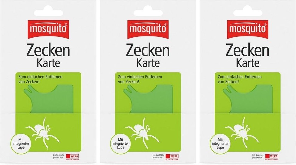 Mosquito Zeckenkarte x3 3x1 St