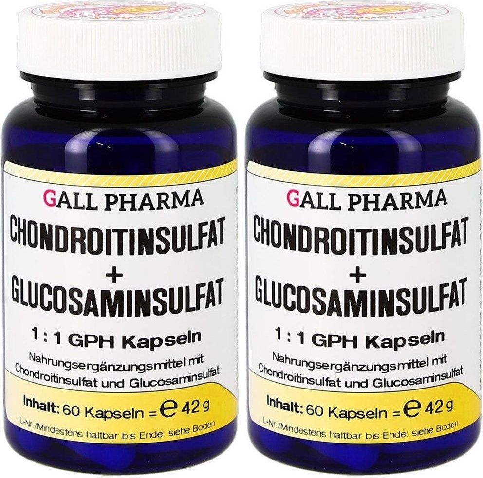 CHONDROITINSULFAT+Glusosaminsulfat 1:1 GPH Kapseln 2x 2x60 St