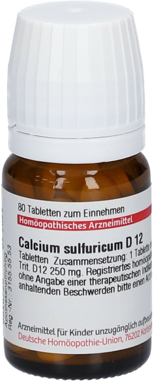 Calcium Sulfuricum D 12 Tabletten 80 St