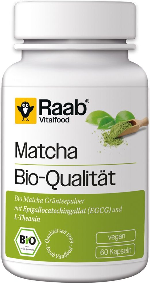 Thumbnail - Raab Vitalfood Matcha Bio Kapseln 60 St