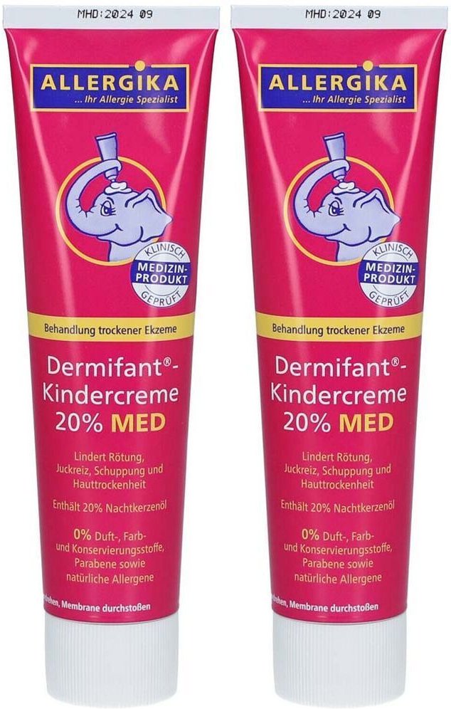 DERMIFANT-Kindercreme 20% MED x2 2x100 ml Creme