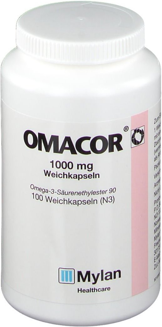 Omacor 1.000 mg Weichkapseln 100 St