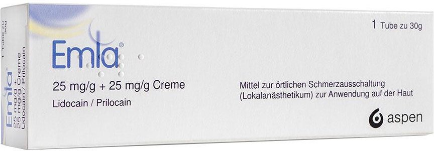 Emla 25 mg/g + Creme 30 g