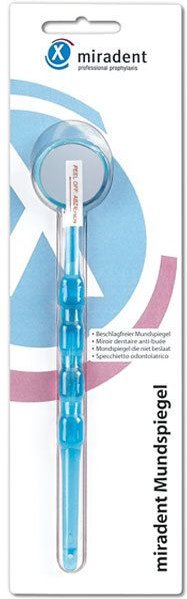 Miradent Mundspiegel beschlagsfrei blau transp. 1 St Sonstige