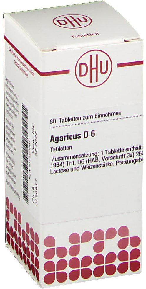 Thumbnail - Agaricus D 6 Tabletten 80 St