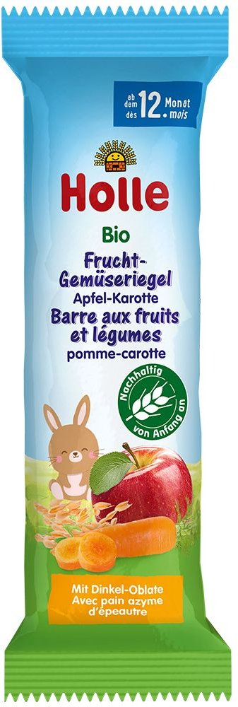 Holle Baby Fruchtgemueserieg Bio 25 g Riegel