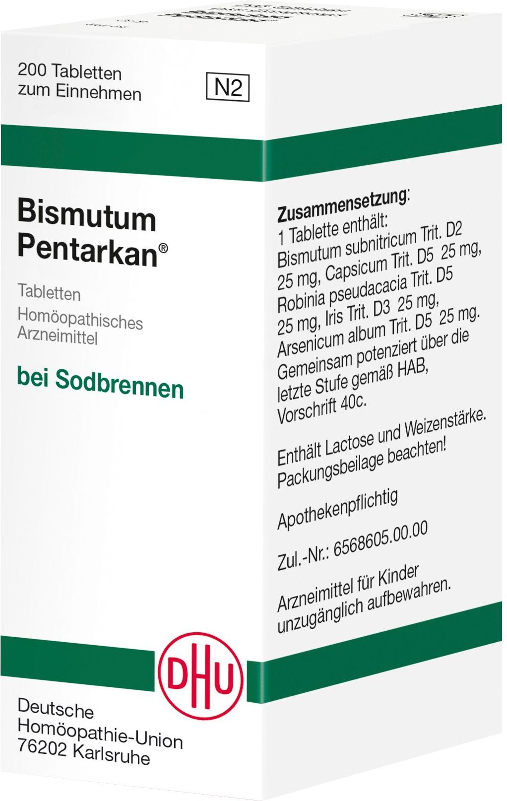 Bismutum Pentarkan Tabletten 200 St