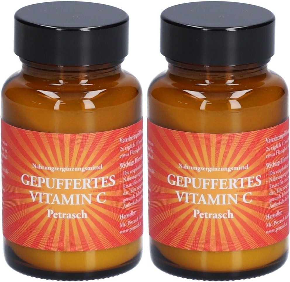 Vitamin C Gepuffert Petrasch Pulver 2x 2x90 g