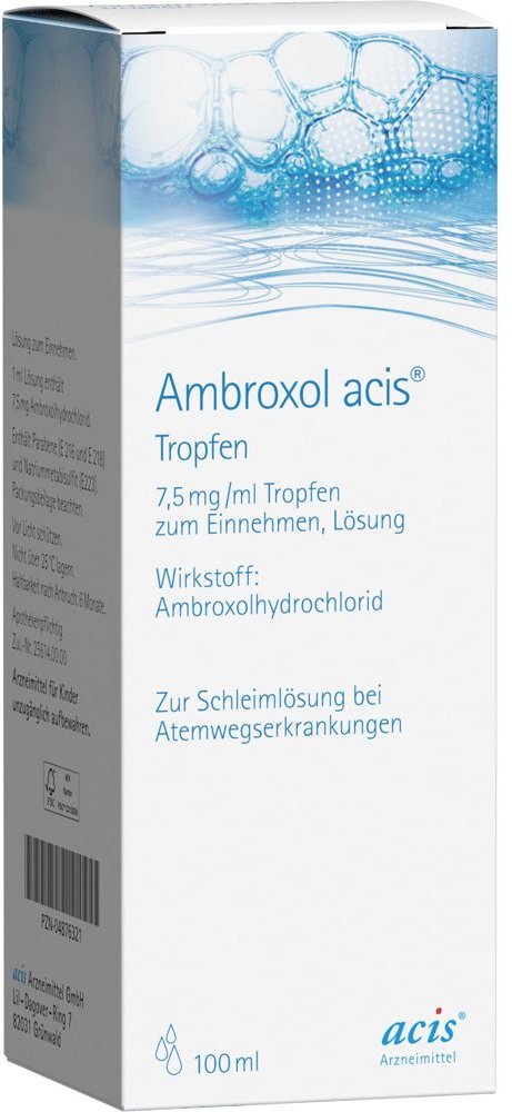 Ambroxol acis Tropfen 100 ml zum Einnehmen