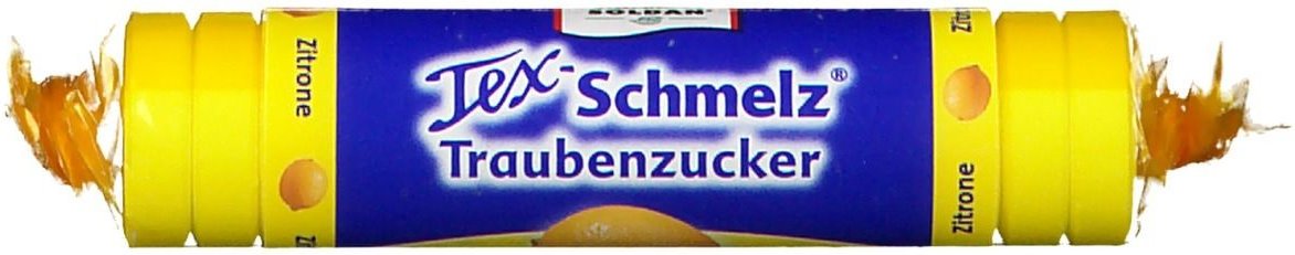 Soldan Tex Schmelz Traubenzucker Zitrone Rolle 33 g Bonbons