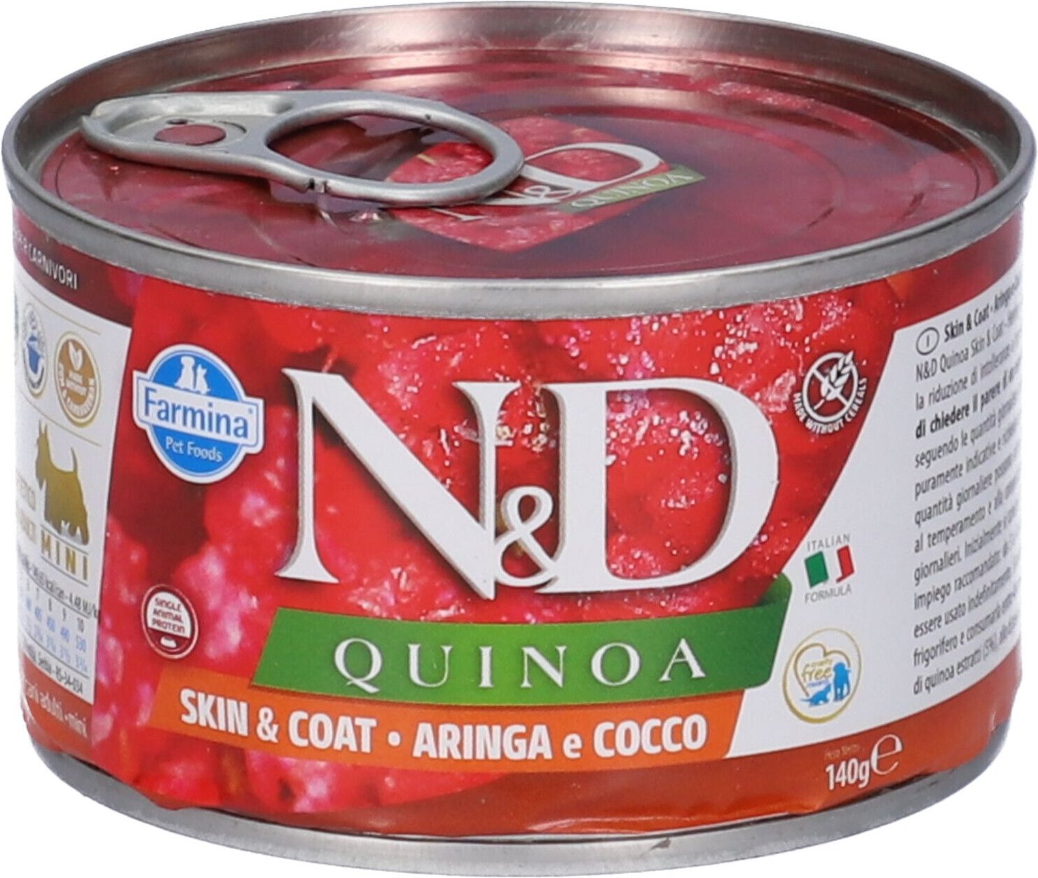 N&D DOG Quinoa S&C Herr&Co140G 140 g Futter