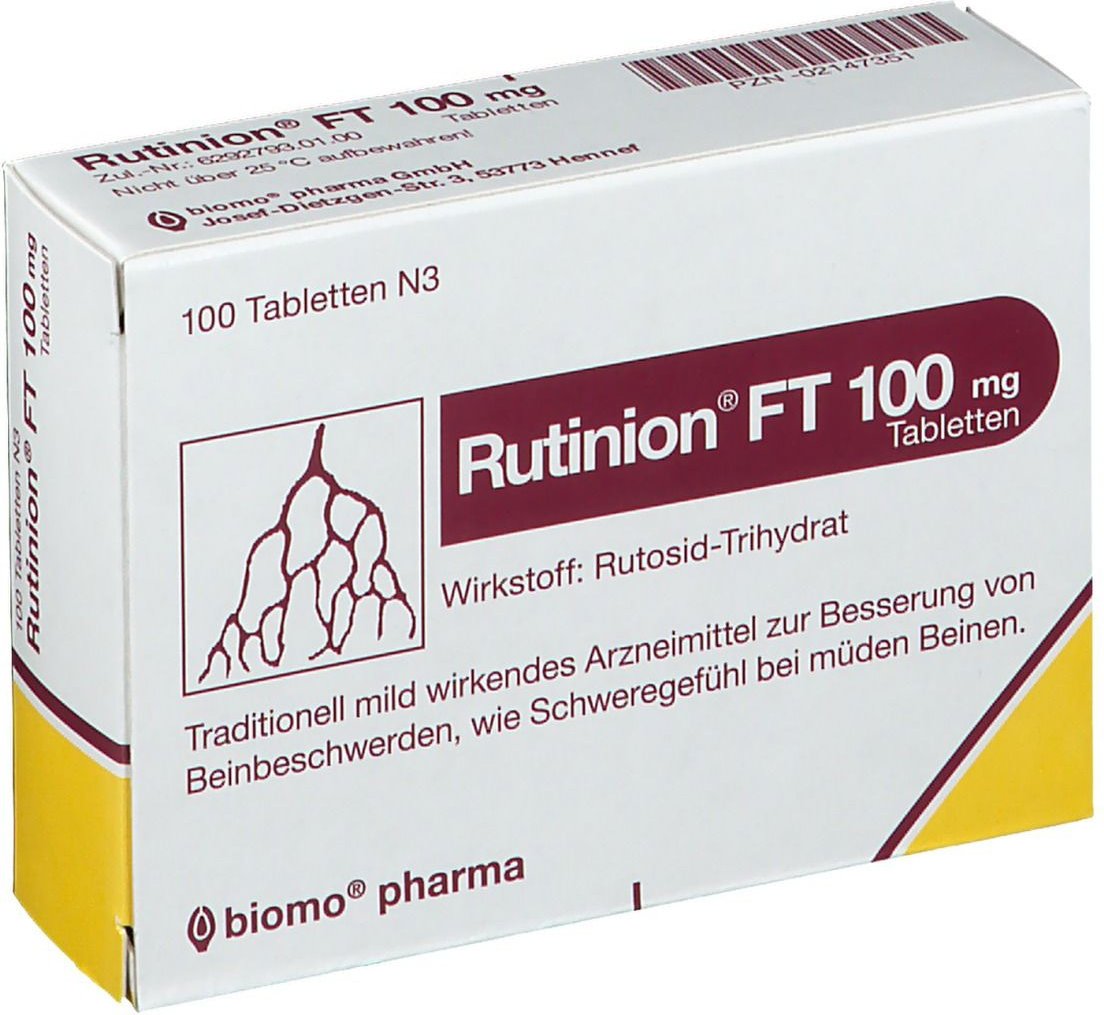 Rutinion FT 100 mg Tabletten St