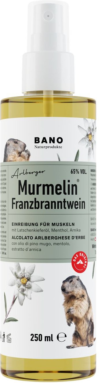 Franzbr.murmelin Tirol Bano 250 ml Franzbranntwein