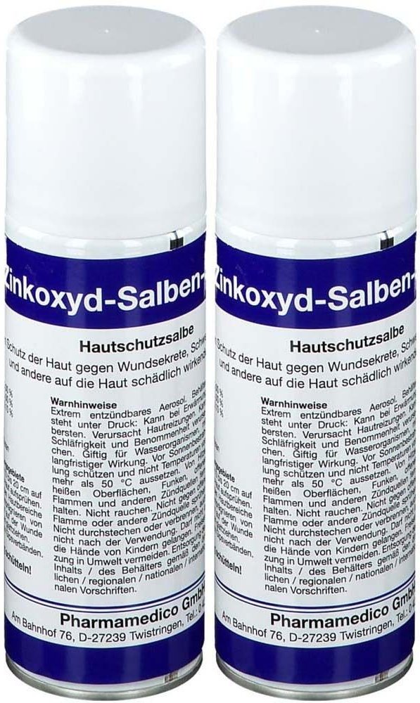 Zinkoxyd Salben Spray Doppelpack 2x200 ml