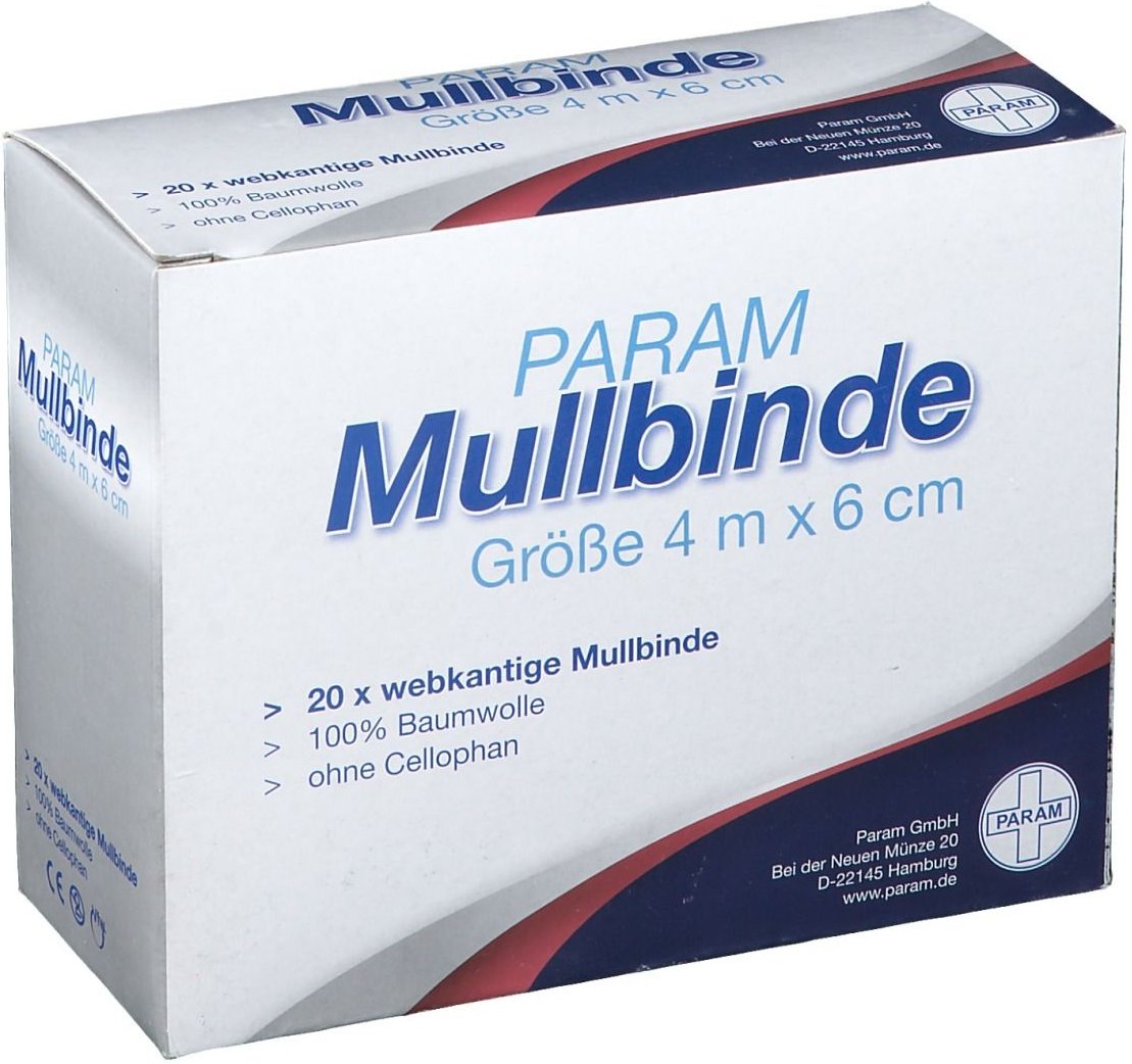 Thumbnail - Mullbinden 6 cmx4 m unverpackt 20 St Binden