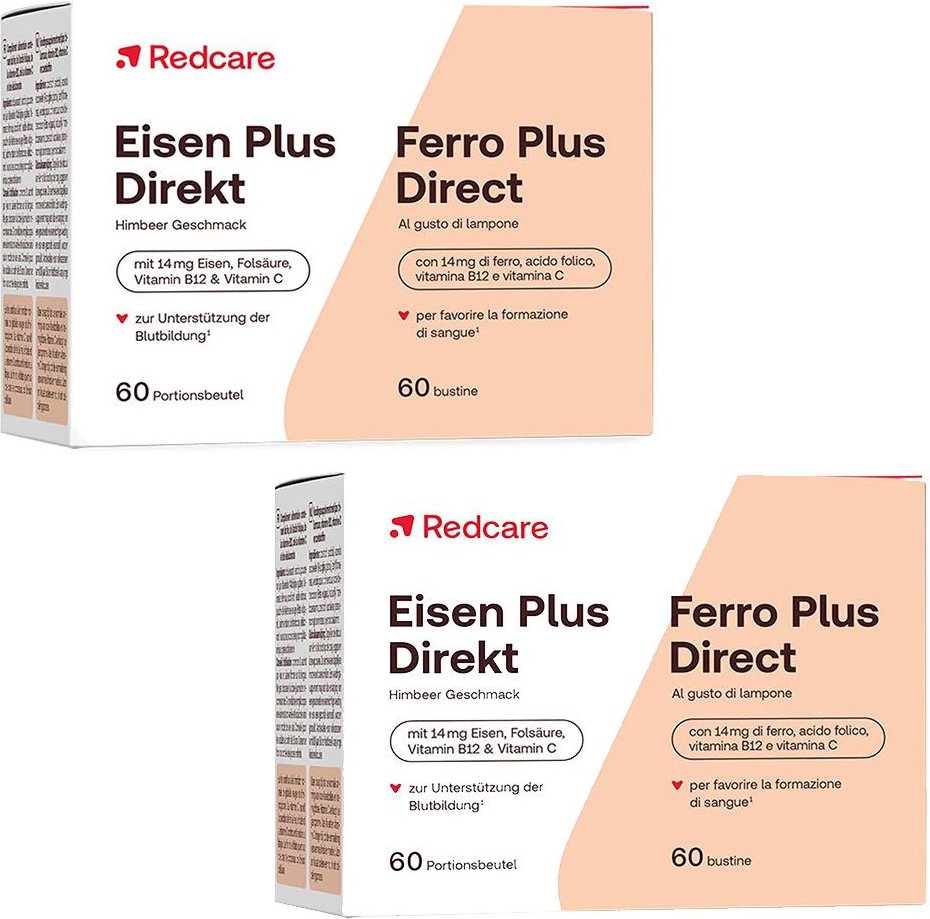 Redcare Eisen Plus Direkt Sticks 73g Doppelpack 2x60 St Stifte