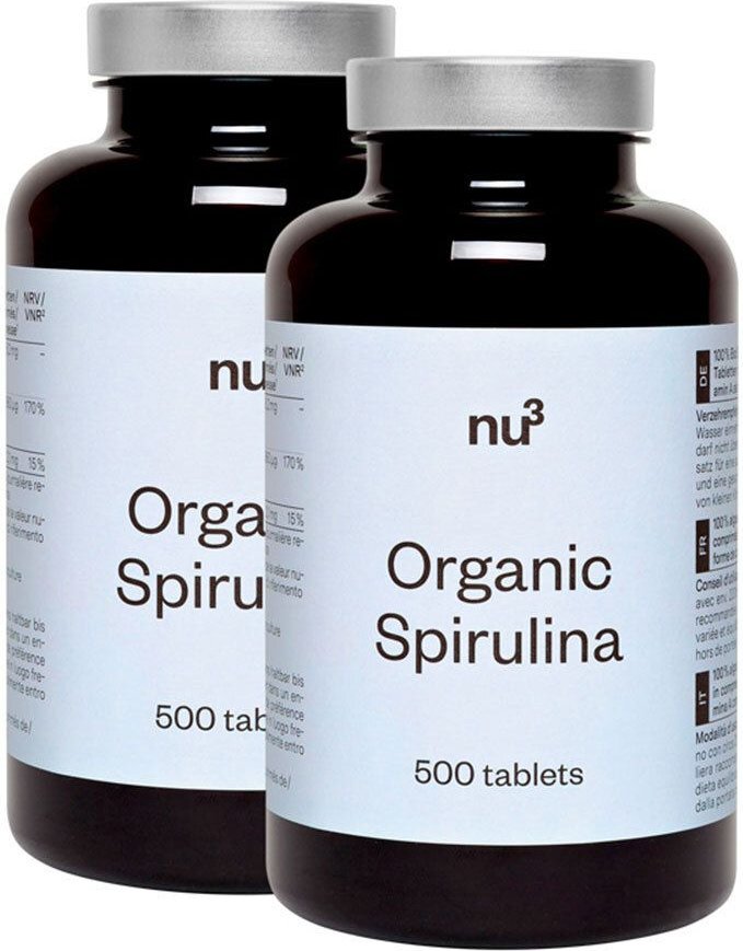 nu3 Bio Spirulina 2x200 g Tabletten
