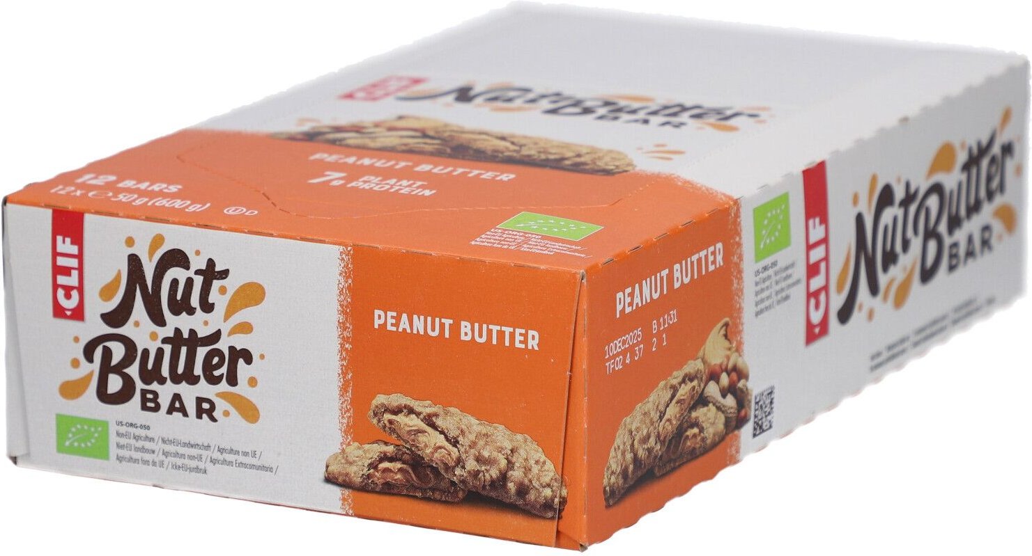 Clif Bar Bio Nut Butter Filled, Chocolate-Peanut, Riegel 12x50g 12x50 g