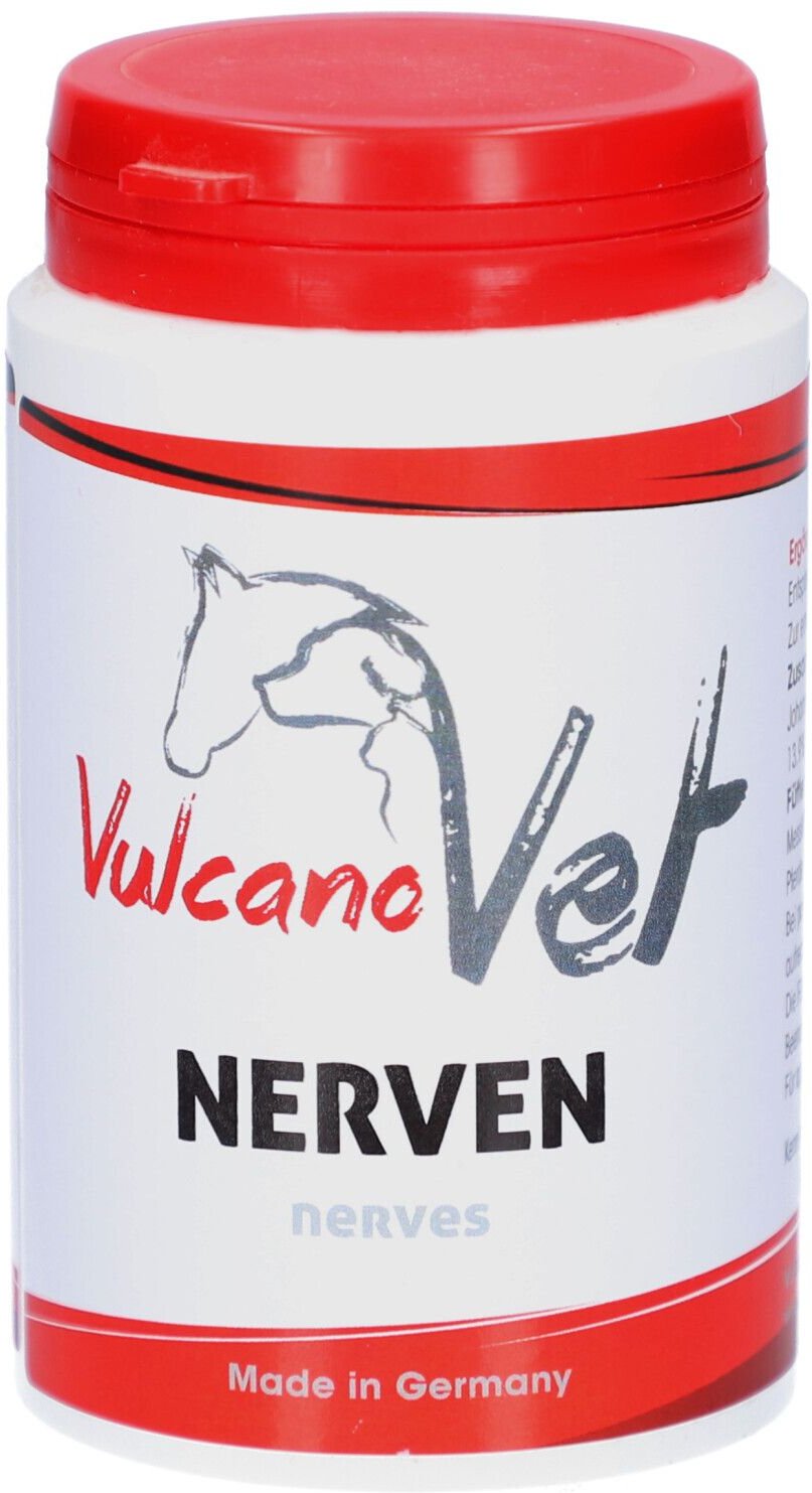 Vulcanovet Nerven Erg.Futterm.Plv.f.Hunde/Pferde 180 g Pulver