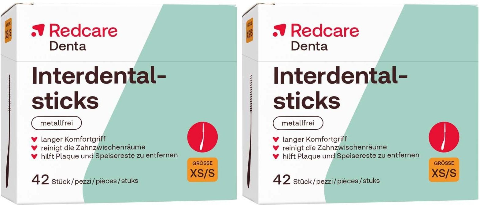 Redcare Interdentalsticks (Metallfrei) Dreierpack 3x42 St Zahnbürste