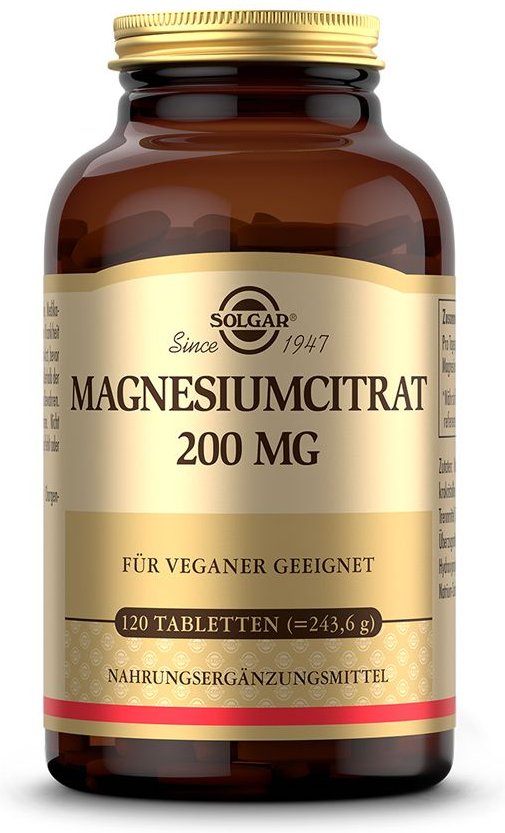 Solgar Magnesium Citrat 200 mg Tabletten