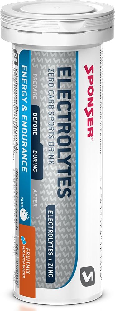 Thumbnail - Sponser Electrolytes Tabs Fruit Mix 12x10 St Brausetabletten