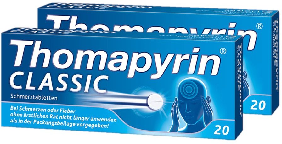 Thomapyrin Classic Schmerztabletten 2x20 St Tabletten