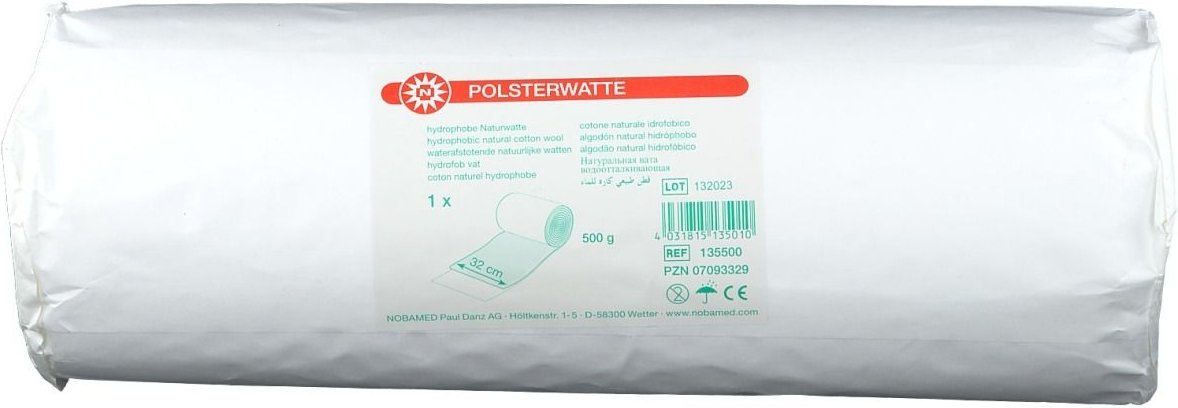 Polsterwatte Rolle 500 g Watte
