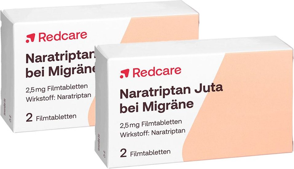 Thumbnail - Redcare Naratriptan Juta bei Migräne Doppelpack 2x2 St Filmtabletten