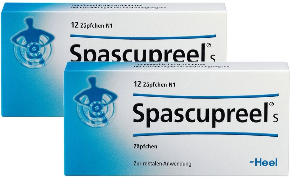 Spascupreel S Suppositorien Doppelpack 2x12 St
