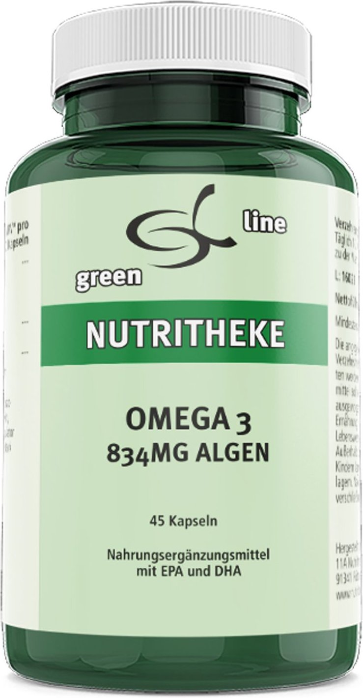 Omega-3 834 mg Algen Kapseln 45 St
